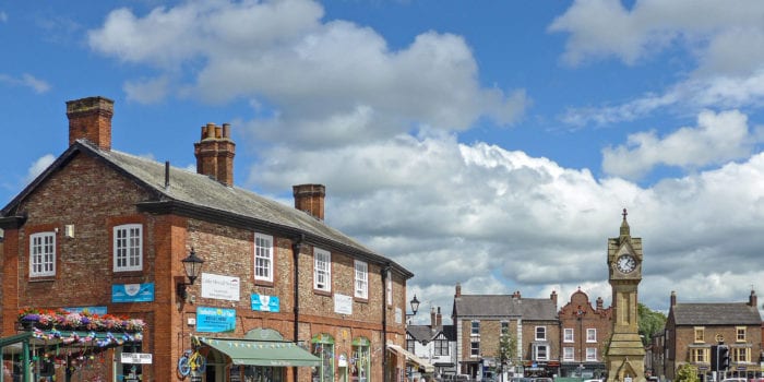 Thirsk business waste - Photo: "Market Place, Thirsk" by Tim Green is licensed under (CC BY 2.0)
