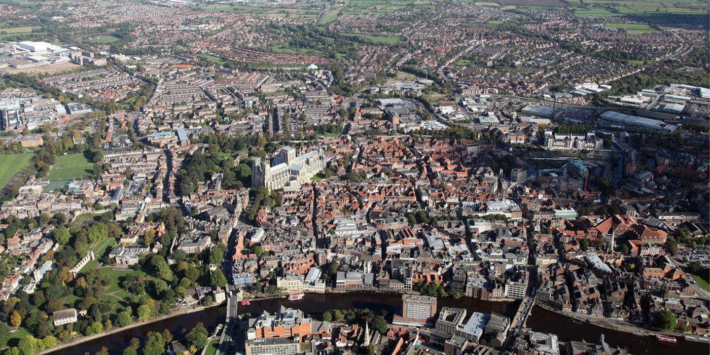 York aerial landscape