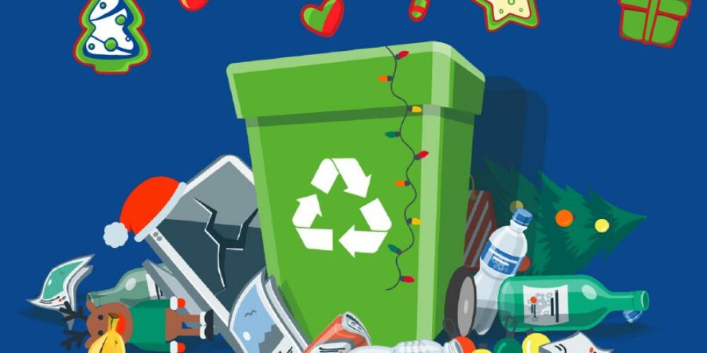 How to reduce waste at Christmas graphic